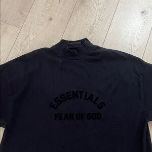 Fear of God Essentials Black Short Sleeve Tee
